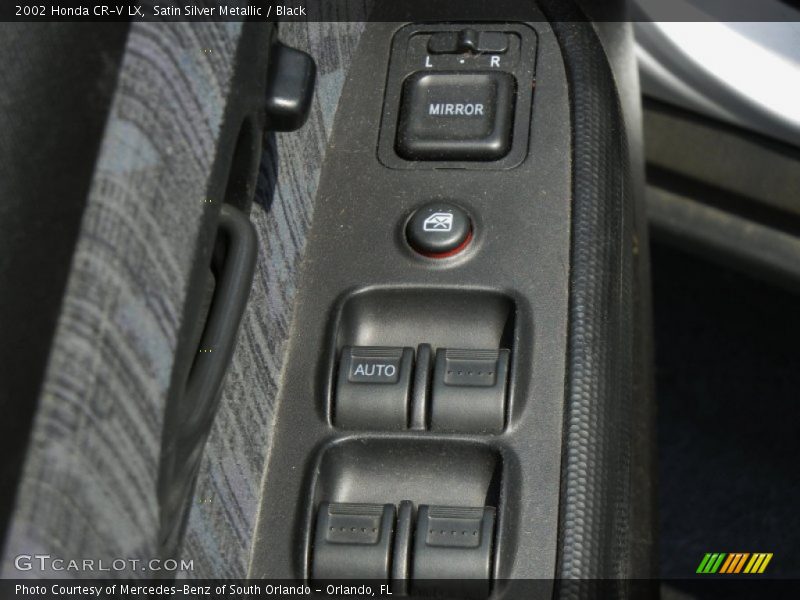 Controls of 2002 CR-V LX