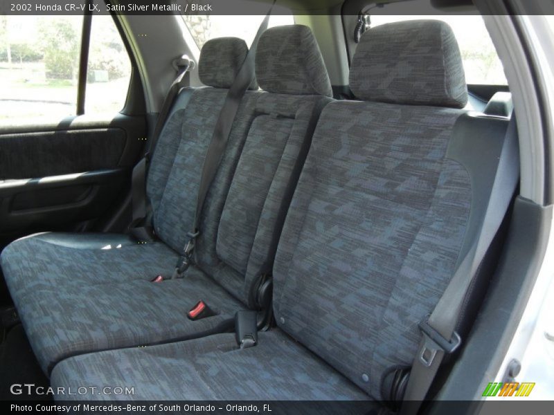 Satin Silver Metallic / Black 2002 Honda CR-V LX