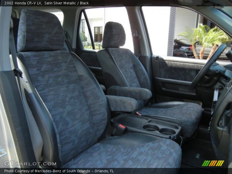 Satin Silver Metallic / Black 2002 Honda CR-V LX