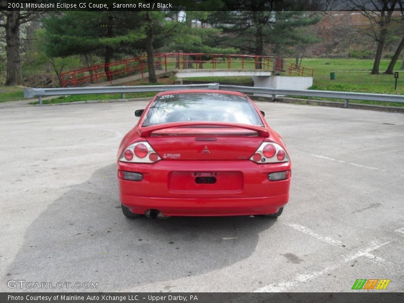 Saronno Red / Black 2001 Mitsubishi Eclipse GS Coupe
