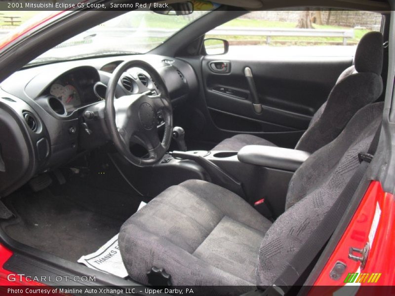  2001 Eclipse GS Coupe Black Interior