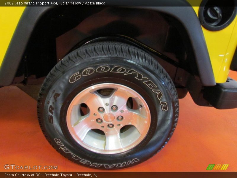 Solar Yellow / Agate Black 2002 Jeep Wrangler Sport 4x4