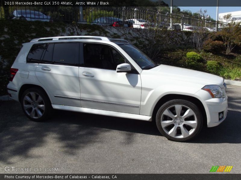 Arctic White / Black 2010 Mercedes-Benz GLK 350 4Matic