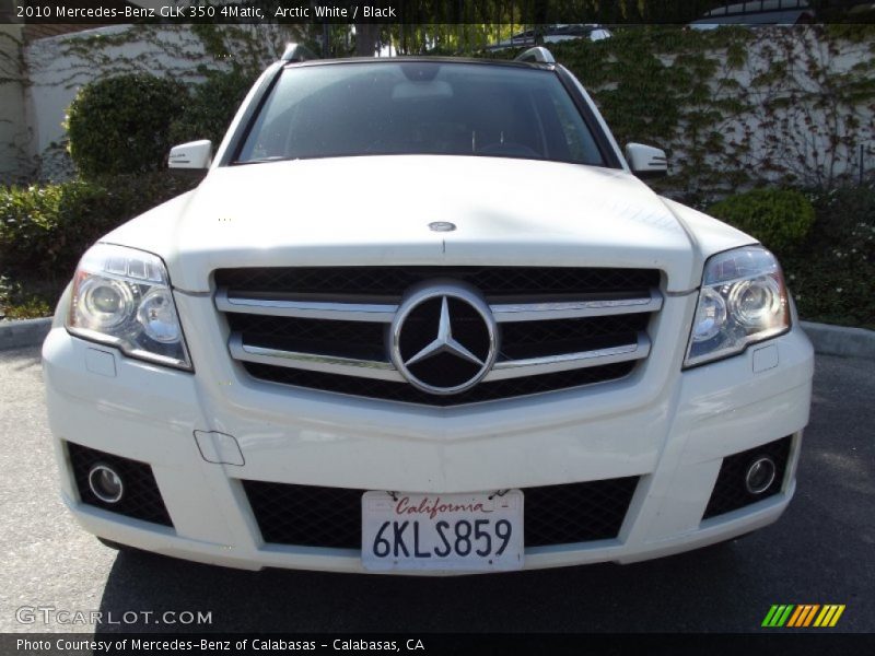 Arctic White / Black 2010 Mercedes-Benz GLK 350 4Matic