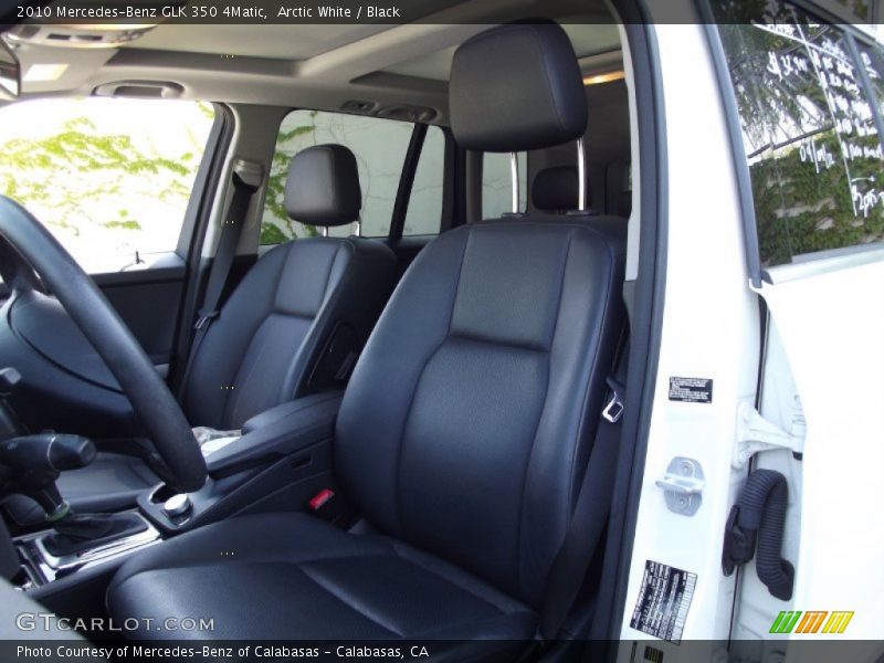 Arctic White / Black 2010 Mercedes-Benz GLK 350 4Matic