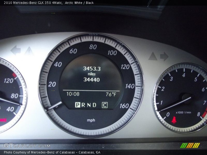 Arctic White / Black 2010 Mercedes-Benz GLK 350 4Matic