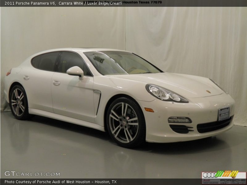 Carrara White / Luxor Beige/Cream 2011 Porsche Panamera V6