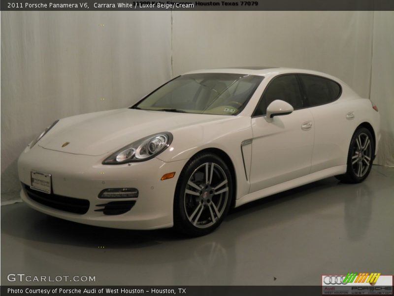 Carrara White / Luxor Beige/Cream 2011 Porsche Panamera V6