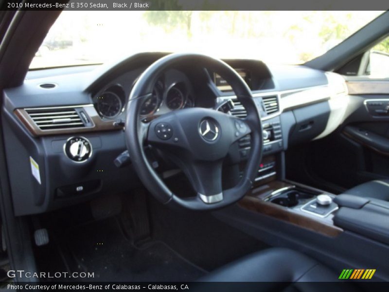 Black / Black 2010 Mercedes-Benz E 350 Sedan