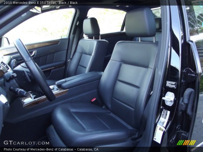 Black / Black 2010 Mercedes-Benz E 350 Sedan