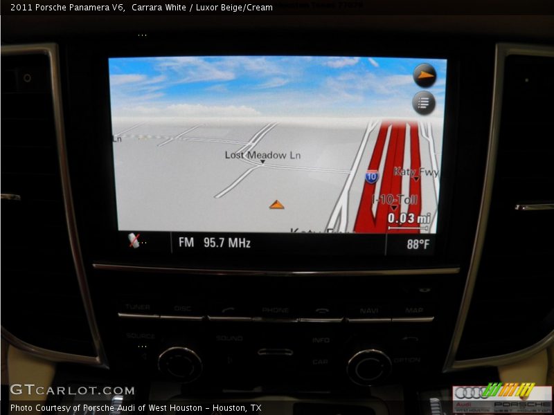Carrara White / Luxor Beige/Cream 2011 Porsche Panamera V6