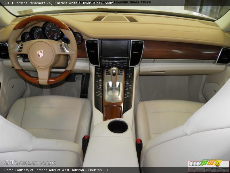 Carrara White / Luxor Beige/Cream 2011 Porsche Panamera V6