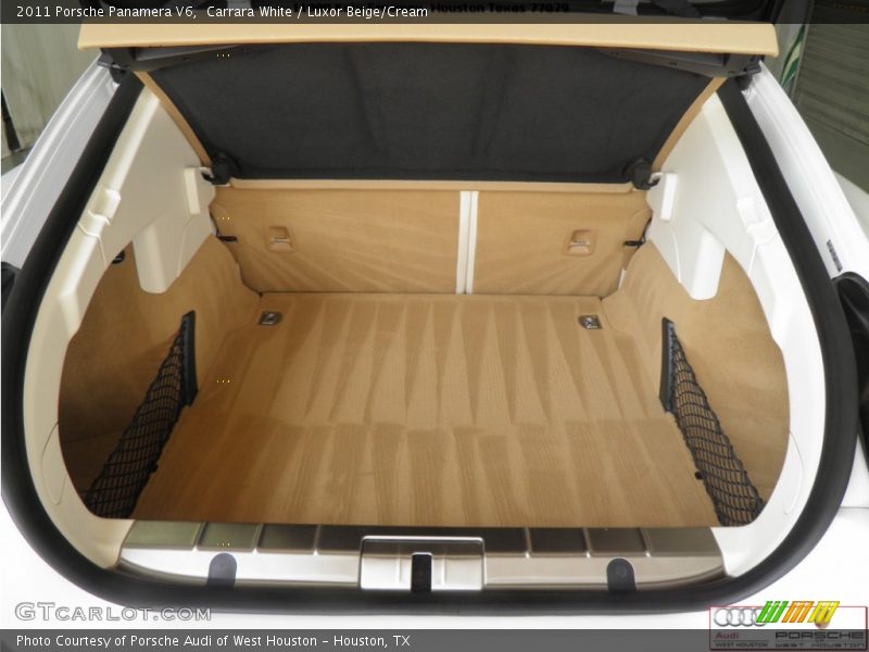 Carrara White / Luxor Beige/Cream 2011 Porsche Panamera V6