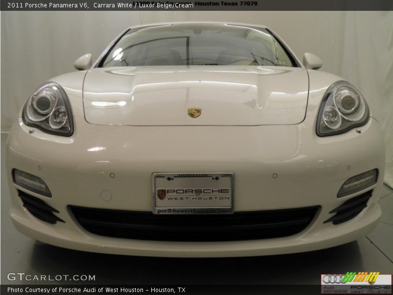 Carrara White / Luxor Beige/Cream 2011 Porsche Panamera V6