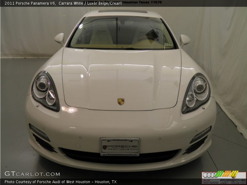 Carrara White / Luxor Beige/Cream 2011 Porsche Panamera V6