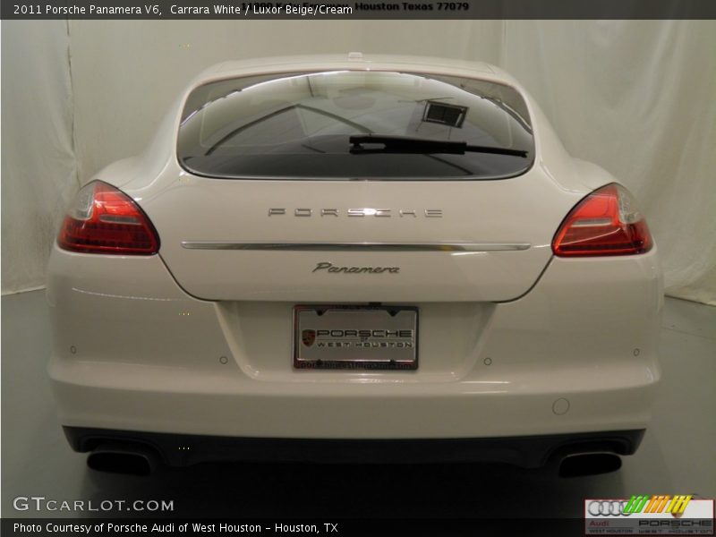 Carrara White / Luxor Beige/Cream 2011 Porsche Panamera V6