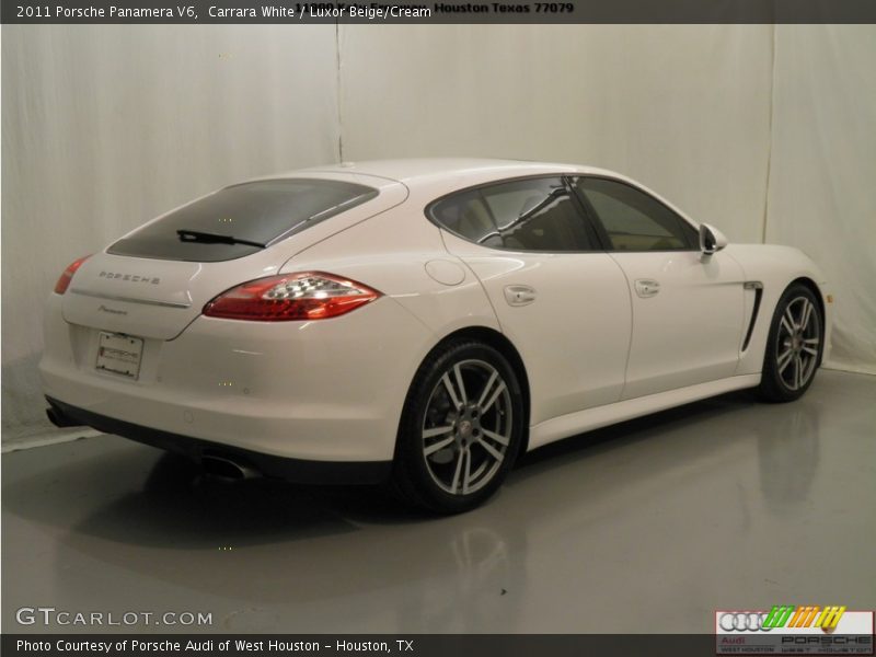 Carrara White / Luxor Beige/Cream 2011 Porsche Panamera V6