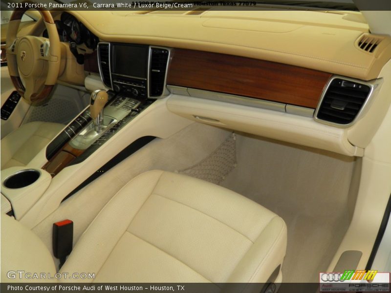 Carrara White / Luxor Beige/Cream 2011 Porsche Panamera V6
