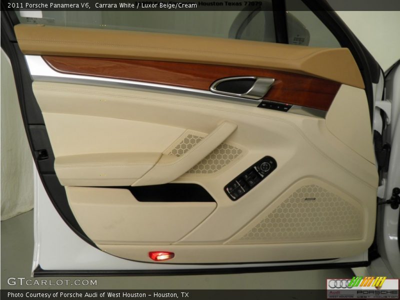 Carrara White / Luxor Beige/Cream 2011 Porsche Panamera V6