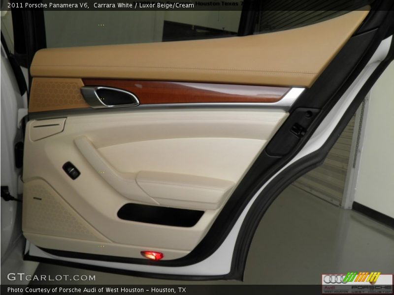 Carrara White / Luxor Beige/Cream 2011 Porsche Panamera V6