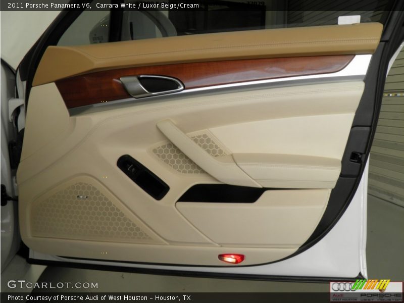 Carrara White / Luxor Beige/Cream 2011 Porsche Panamera V6