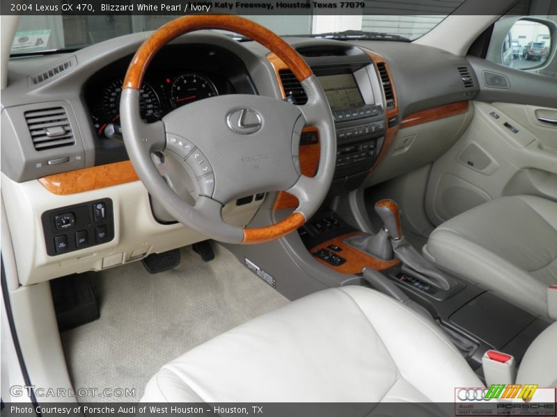 Blizzard White Pearl / Ivory 2004 Lexus GX 470