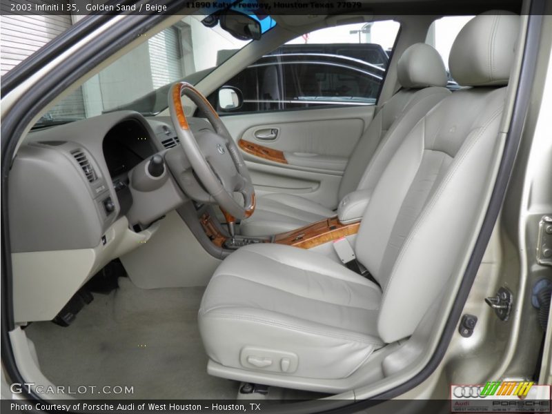 Golden Sand / Beige 2003 Infiniti I 35