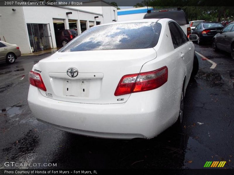 Super White / Bisque 2007 Toyota Camry CE