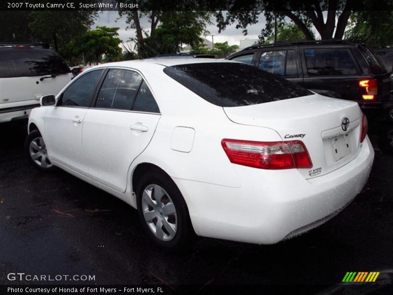 Super White / Bisque 2007 Toyota Camry CE