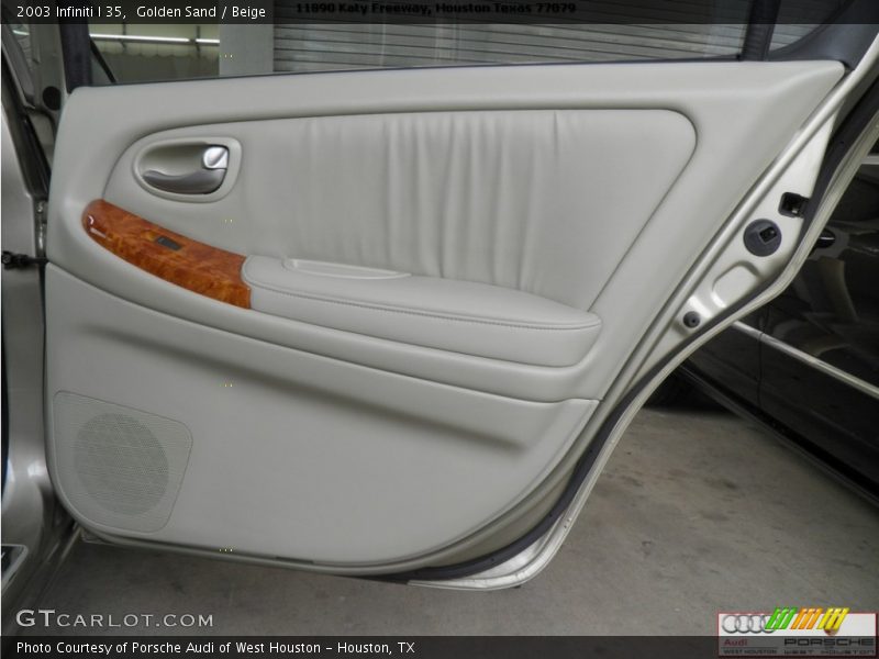 Golden Sand / Beige 2003 Infiniti I 35