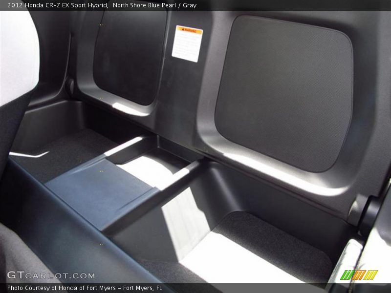 North Shore Blue Pearl / Gray 2012 Honda CR-Z EX Sport Hybrid