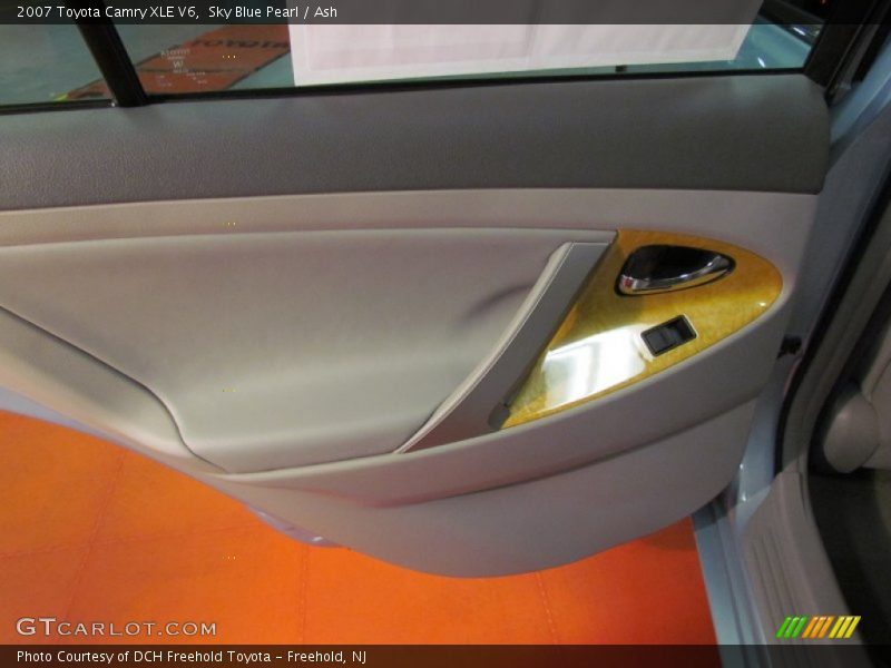 Sky Blue Pearl / Ash 2007 Toyota Camry XLE V6