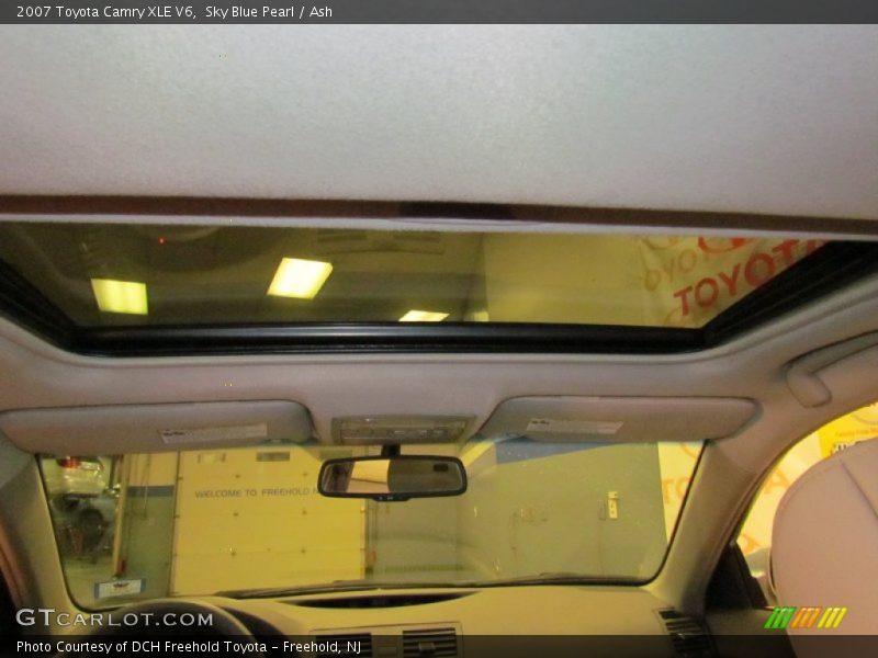 Sky Blue Pearl / Ash 2007 Toyota Camry XLE V6