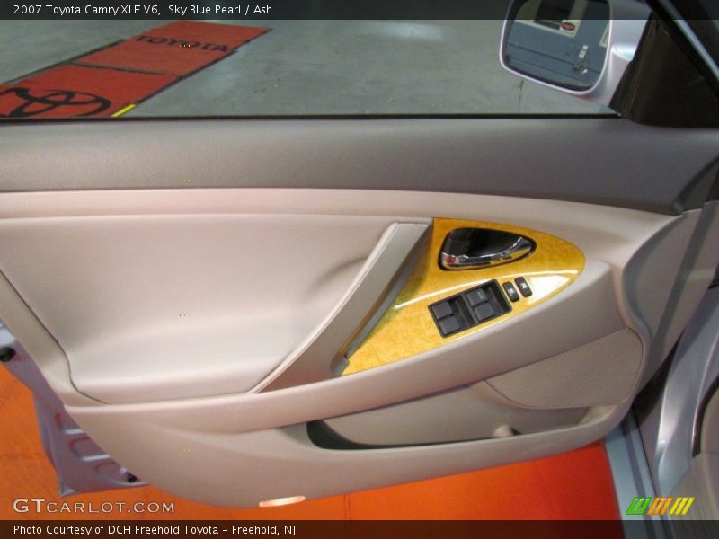 Sky Blue Pearl / Ash 2007 Toyota Camry XLE V6