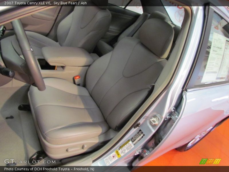 Sky Blue Pearl / Ash 2007 Toyota Camry XLE V6