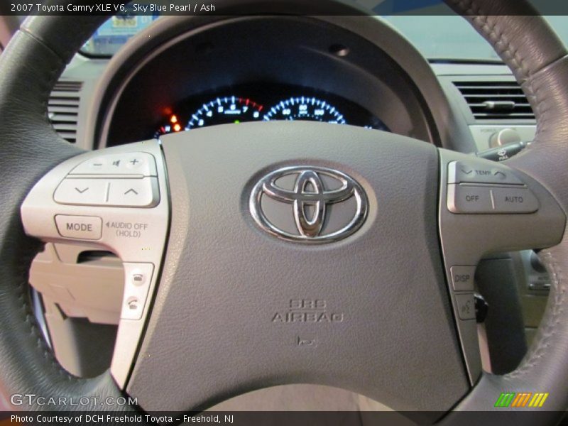 Sky Blue Pearl / Ash 2007 Toyota Camry XLE V6