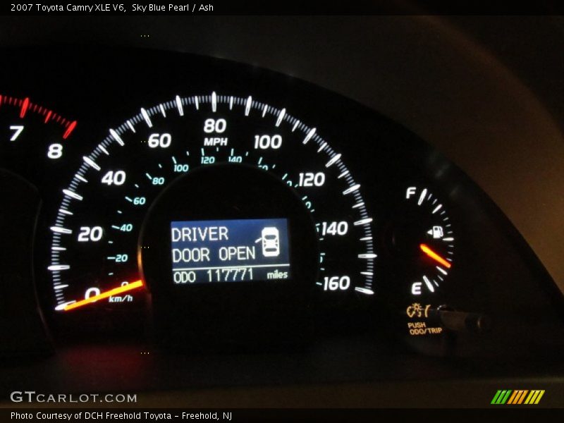 Sky Blue Pearl / Ash 2007 Toyota Camry XLE V6