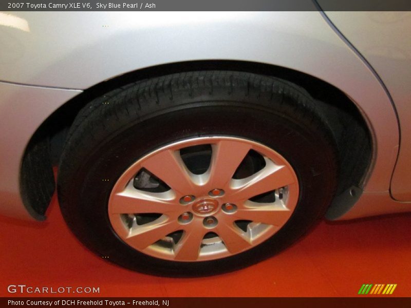Sky Blue Pearl / Ash 2007 Toyota Camry XLE V6