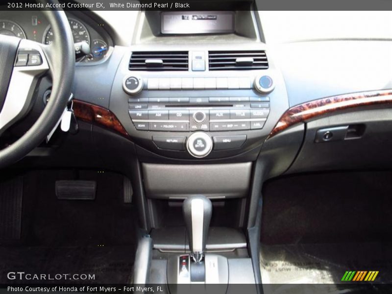 White Diamond Pearl / Black 2012 Honda Accord Crosstour EX