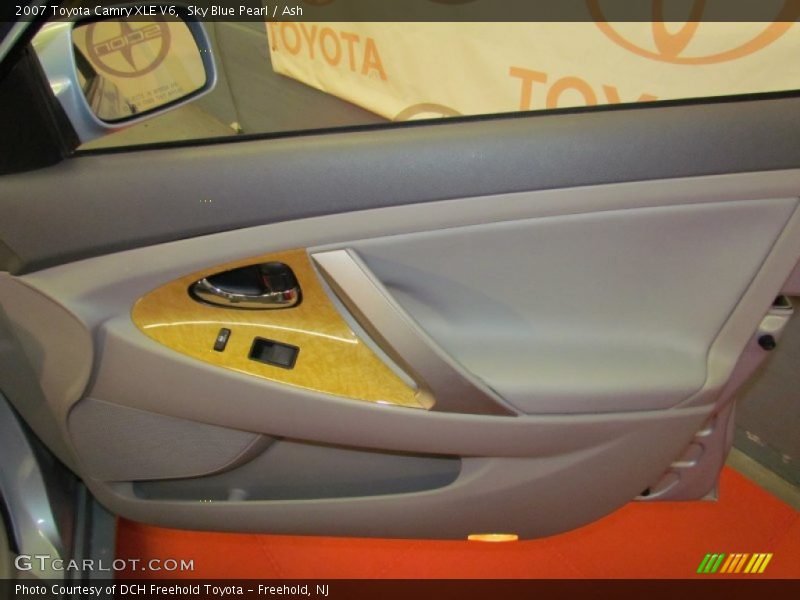 Sky Blue Pearl / Ash 2007 Toyota Camry XLE V6