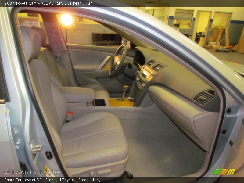 Sky Blue Pearl / Ash 2007 Toyota Camry XLE V6