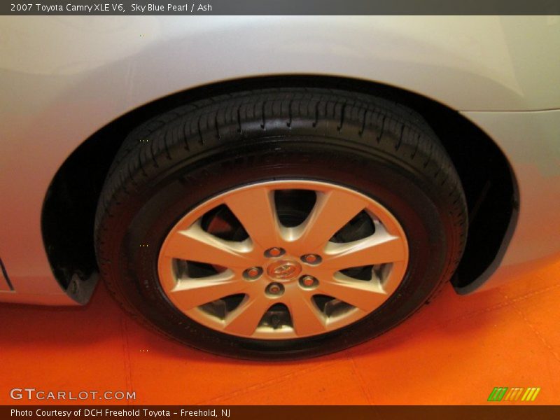 Sky Blue Pearl / Ash 2007 Toyota Camry XLE V6