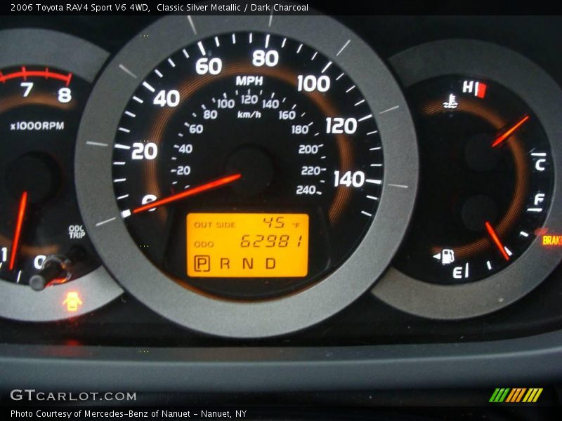 Classic Silver Metallic / Dark Charcoal 2006 Toyota RAV4 Sport V6 4WD