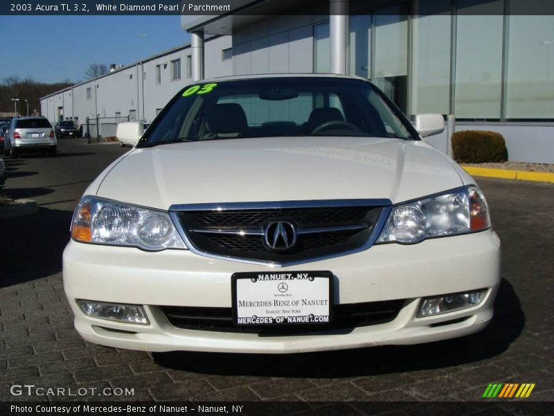 White Diamond Pearl / Parchment 2003 Acura TL 3.2