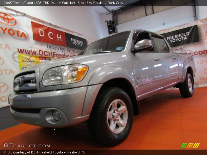 Silver Sky Metallic / Dark Gray 2005 Toyota Tundra SR5 TRD Double Cab 4x4