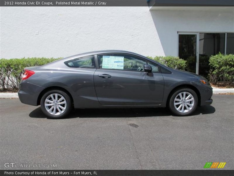Polished Metal Metallic / Gray 2012 Honda Civic EX Coupe