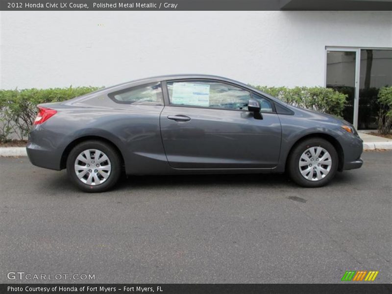 Polished Metal Metallic / Gray 2012 Honda Civic LX Coupe