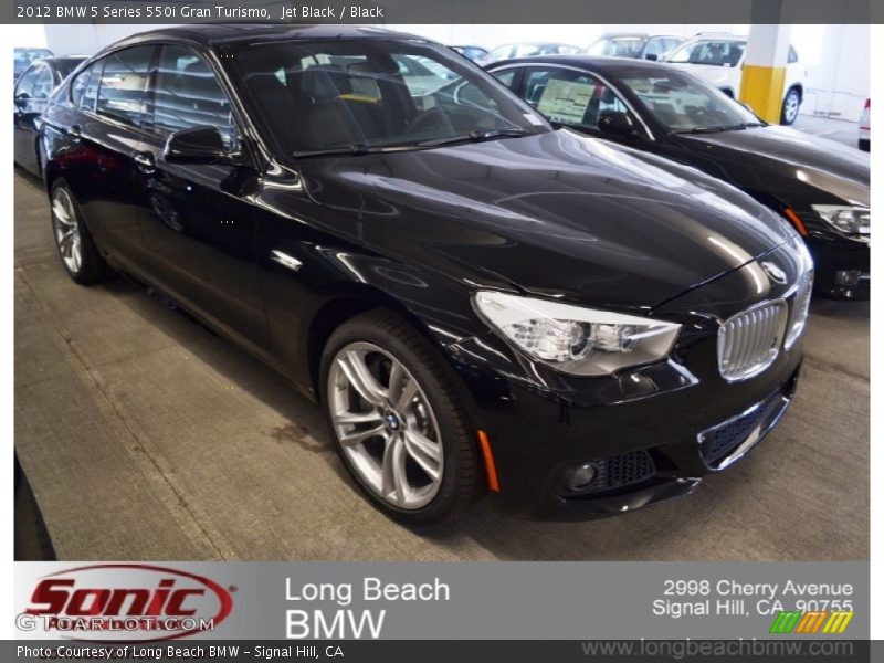Jet Black / Black 2012 BMW 5 Series 550i Gran Turismo