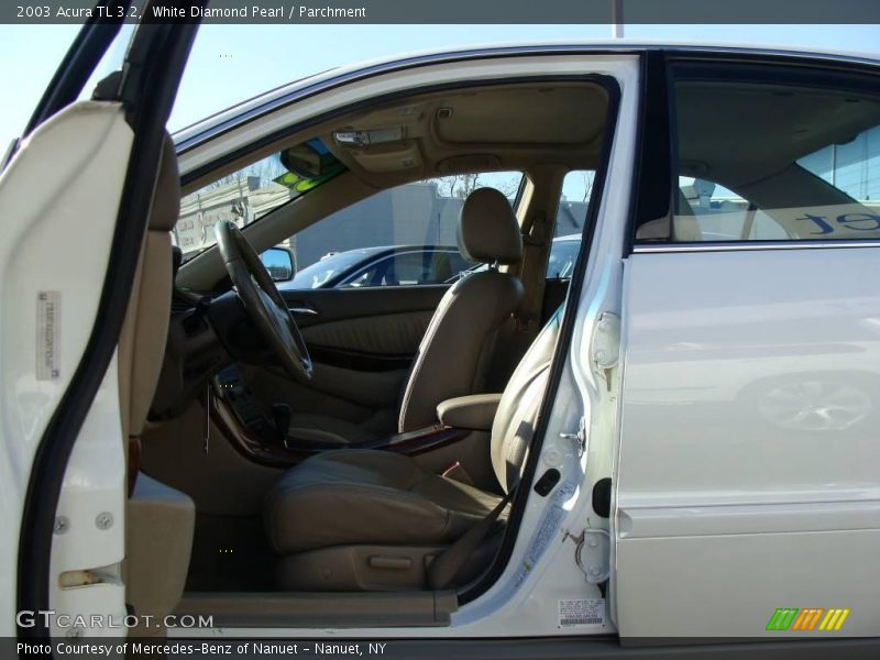 White Diamond Pearl / Parchment 2003 Acura TL 3.2