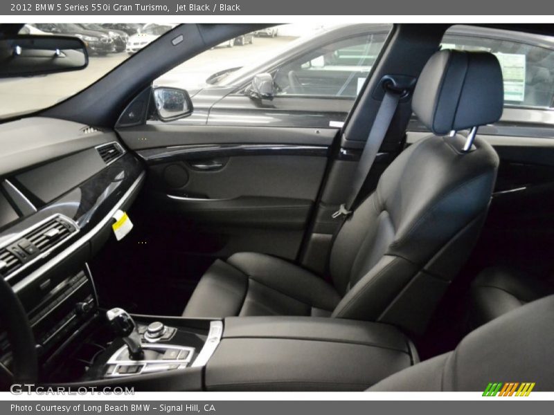 Jet Black / Black 2012 BMW 5 Series 550i Gran Turismo